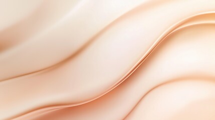 Obraz premium Abstract Peachy Waves: A captivating abstract image of soft, peachy hues blending into a serene and minimalist design, forming elegant waves and curves.