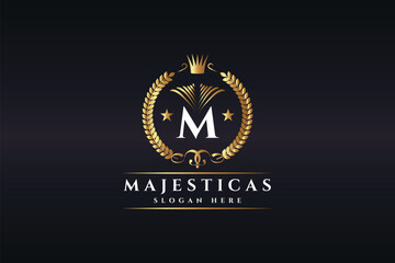 Fototapeta premium Majesticas Letter M Logo 