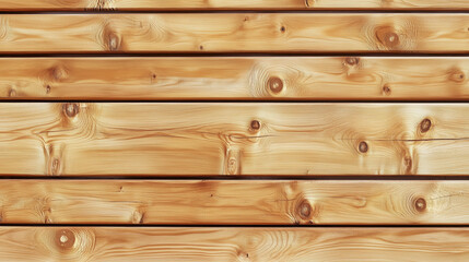 Naklejka premium Seamless texture of smooth, horizontal wooden planks with a light oak finish, minimal knots, and a finely polished surface rendered in high resolution