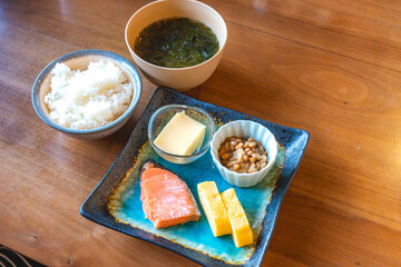 美味しそうな和風朝食