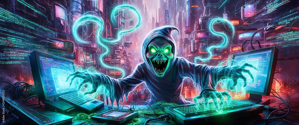 Poster the ghost from your computer