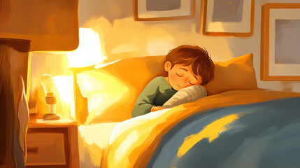 Bedtime story illustrations. Narrative Sequences. Illustration