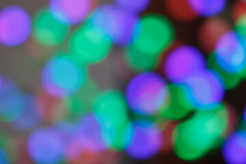 Abstract colorful bokeh background