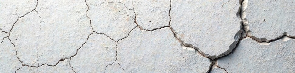 Obraz premium Light gray stone with visible grains and crevices Uneven, natural texture , macro, pattern, light gray