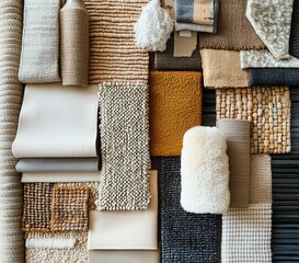 Luxury Rug Moodboard: Handcrafted Elegance in Wool, Silk, Jute, and Linen