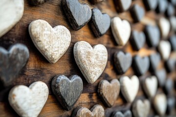 Obraz premium Heart Shaped Ornaments