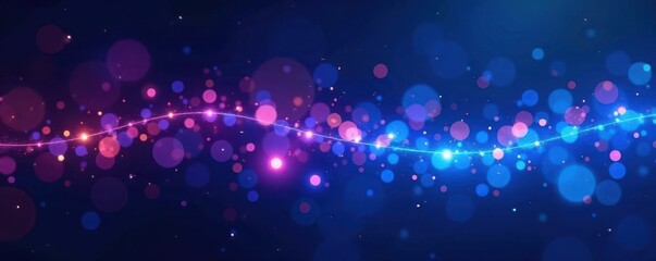 Abstract blue light streaks, glowing energy field, smooth, glow