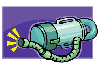 Electricity Generator Cartoon Drawing Vector