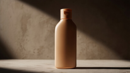 Elegant bottle displayed under soft lighting for aesthetic appeal in interior setting