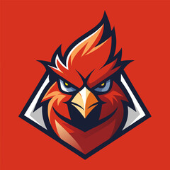 Cardinal Bird Vector Illustration – Cartoon, Clipart & Line Art Design on White Background,  Cardinal bird vector illustration in cartoon, clipart, and line art styles on a white background.