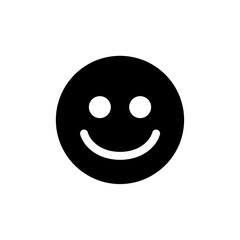 Smile face icon. emotion icon
