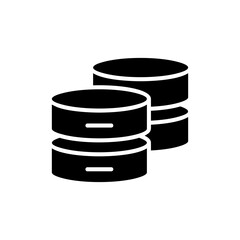 Database icon vector illustration. database sign and symbol