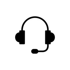 Headphone icon vector illustration. Headphone sign and symbol