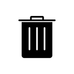 Trash icon vector illustration. trash can icon. delete sign and symbol.