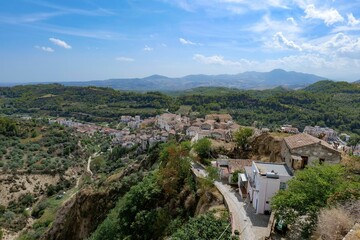 Obraz premium The town of Tursi in Basilicata, Italy.