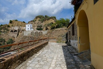 The town of Tursi in Basilicata, Italy.