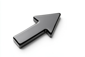 Black arrow pointing upwards