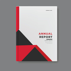 annual report template cover border