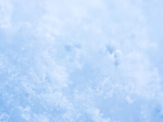 降り積もったばかりの新雪のアップ20