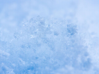 降り積もったばかりの新雪のアップ24