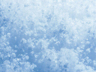 降り積もったばかりの新雪のアップ27