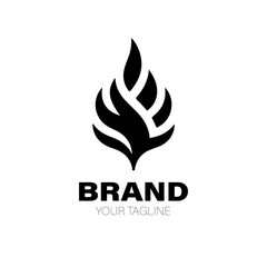 Fire Logo. Fire Logo Design. Fire Logo Brand. Fire Logo Vector Design Isolated on White Background