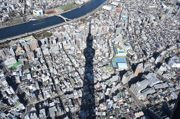スカイツリーからの東京展望