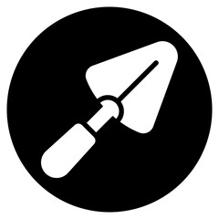 shovel glyph icon