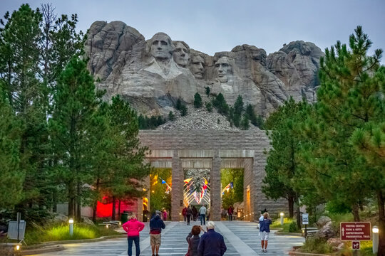 Mount Rushmore National Monument in South Dakota