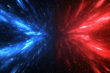 Obraz premium An advanced environment featuring glowing blue optic fiber cables and digital network connections, signifying fast 5G data transfer and state-of-the-art internet communication. This high-definition