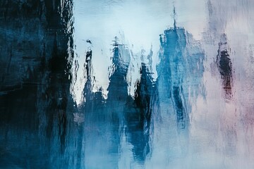 An enchanting shot of a curved glass building that showcases intricate reflections of adjacent structures, beautifully merging urban design with artistic creativity in London, UK.