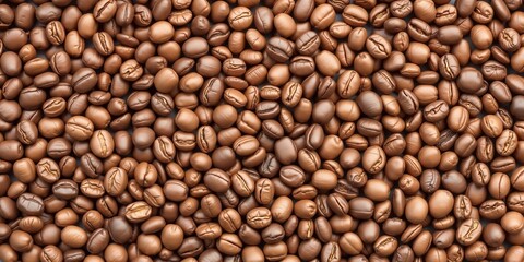 Roasted coffee beans background