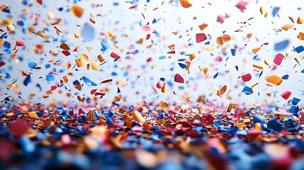 Fototapeta premium Colorful Confetti Celebration Background Image