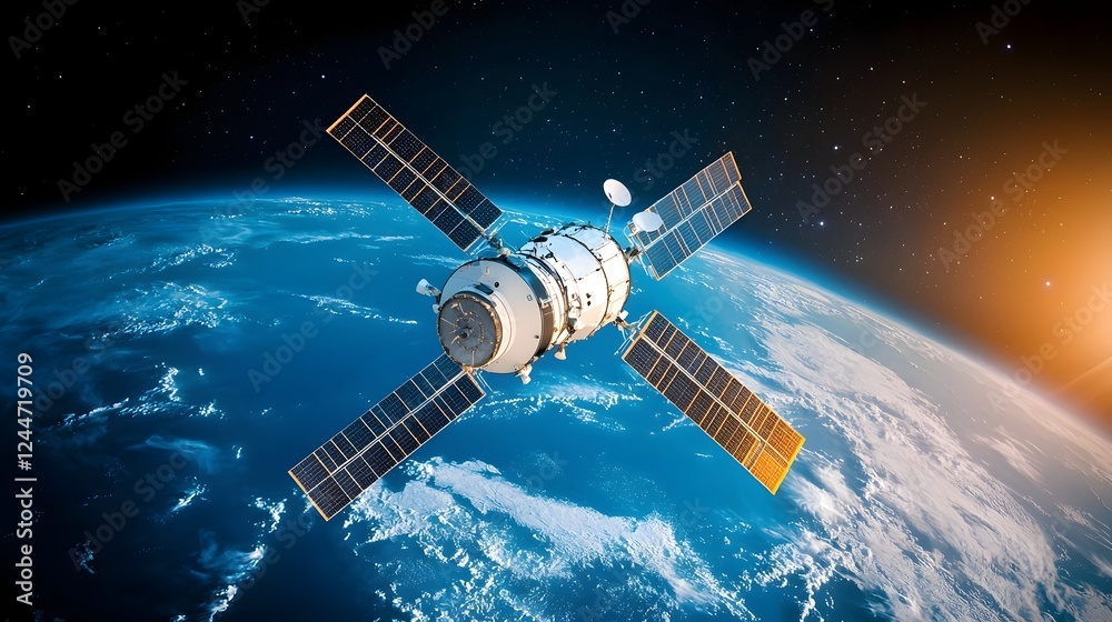 Poster Classified Space Station Orbiting the Earth Hidden from Public Knowledge and View Classified Spacecraft Orbiting the Atmosphere in Secrecy Covert Space and Technology