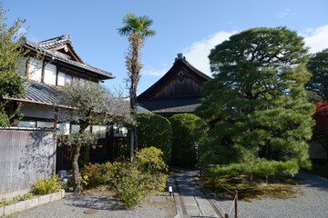 妙心寺　大心院の境内　京都市右京区花園