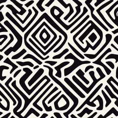seamless pattern. Modern stylish abstract texture. Repeating geometric shapes from striped elements