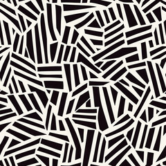 seamless pattern. Modern stylish abstract texture. Repeating geometric shapes from striped elements