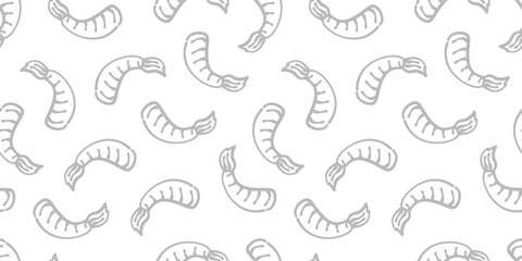 fried shrimp pattern. tempura fried shrimp seamless pattern. crispy shrimp tempura pattern background. Shrimp Pattern Background.