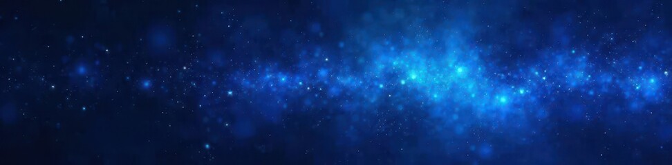 Obraz premium Blue ray streaks on dark background, cosmic effect, radiant, effect, galaxy