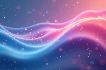 Obraz premium Intertwined, luminous pastel wave forms, soft gradients , fluid, balance, texture