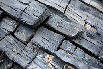 In the image, glowing embers are shown amidst ashes, illustrating the enchanting and threatening aspects of a fire's conclusion in a natural setting