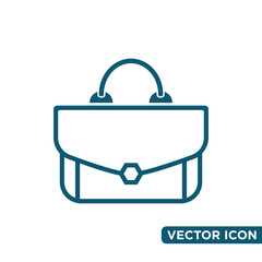 Minimalist Bag Icon Design Template 
