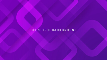 Abstract geometric purple background with triangle shape background vector