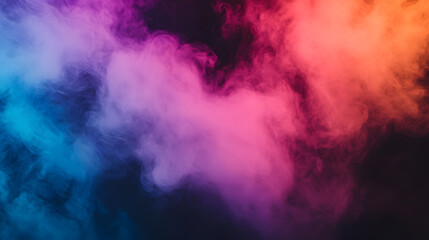 Obraz premium Mystical Flowing Colors Forming a Smoky Visual Spectacle