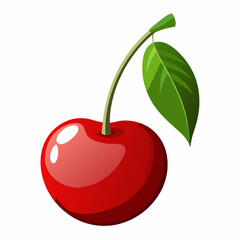 vector illustration of cherry