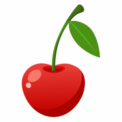 vector illustration of cherry