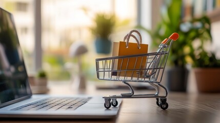 Comprehensive Digital Marketing and E-Commerce Online Sale Concept Featuring Promotion Strategies Through Search Engine Optimization