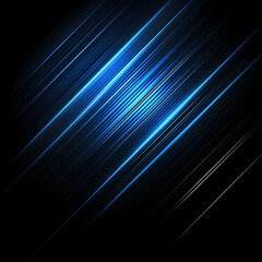 Abstract Blue Diagonal Lines Background with Glowing Effect Creates Modern and Stylish Design.