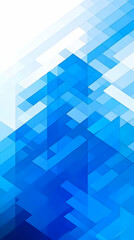 Obraz premium Abstract Blue Geometric Background Creates a Modern and Dynamic Visual with Overlapping Shapes