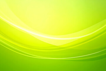Obraz premium Abstract Green Background Creates Flowing Lines Smoothly with Gradient Colors Brightly.